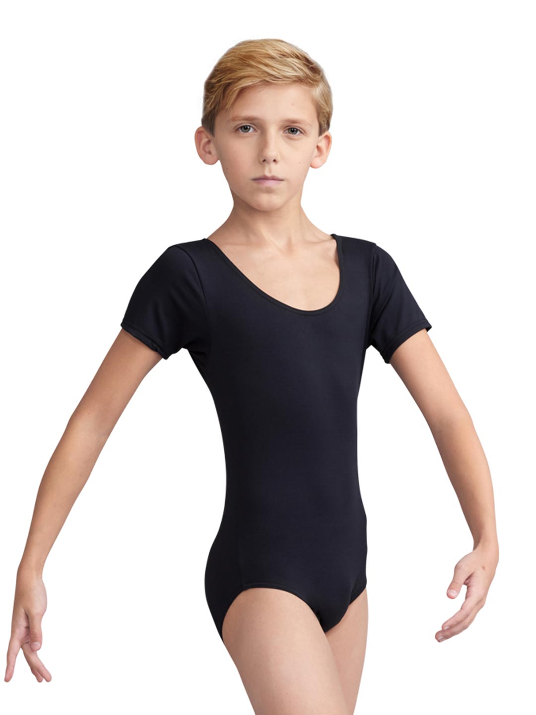 capezio_short_sleeve_leotard_boys_black_10390b_f