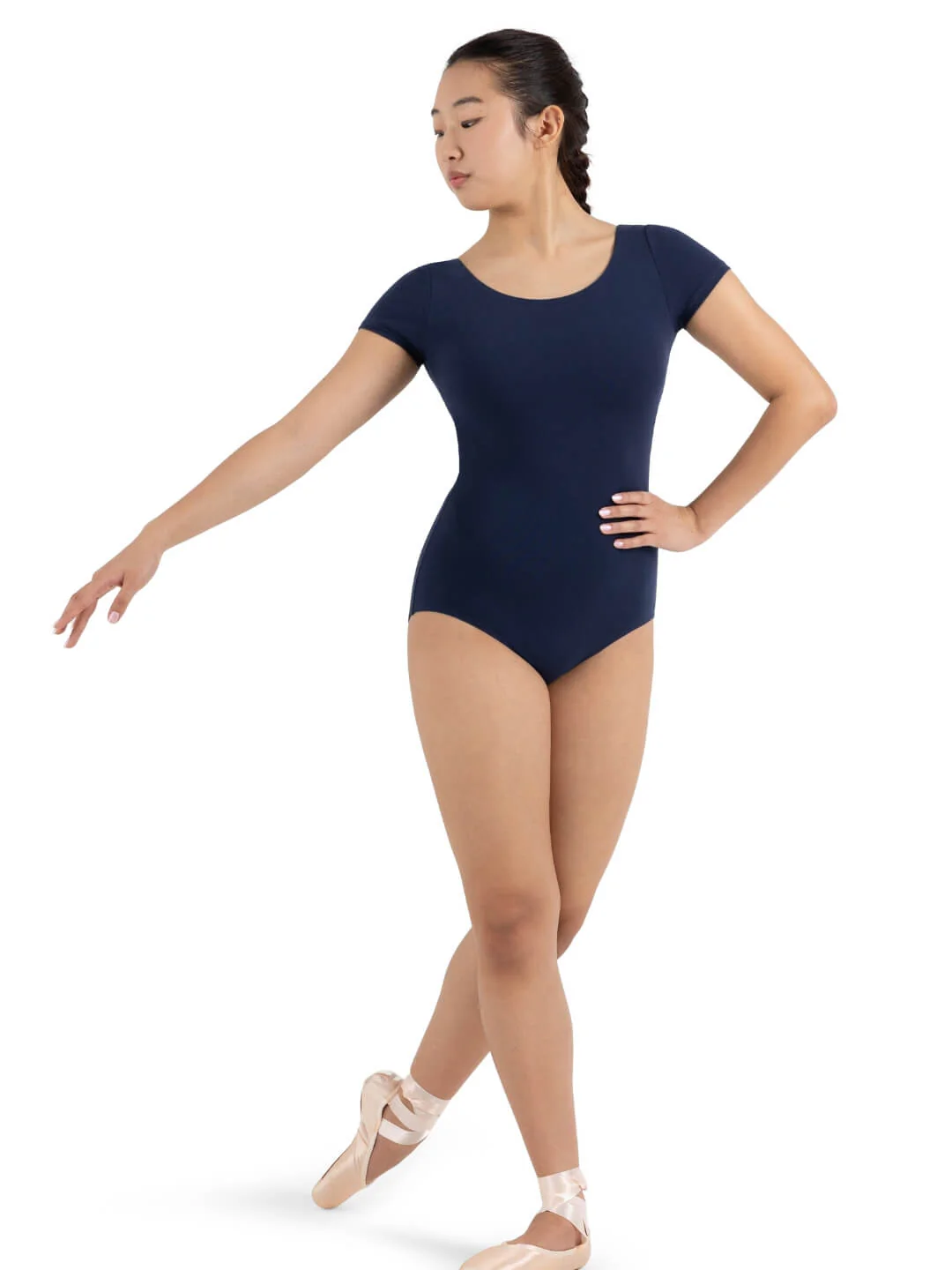 capezio_short_sleeve_leotard_navy_cc400_3