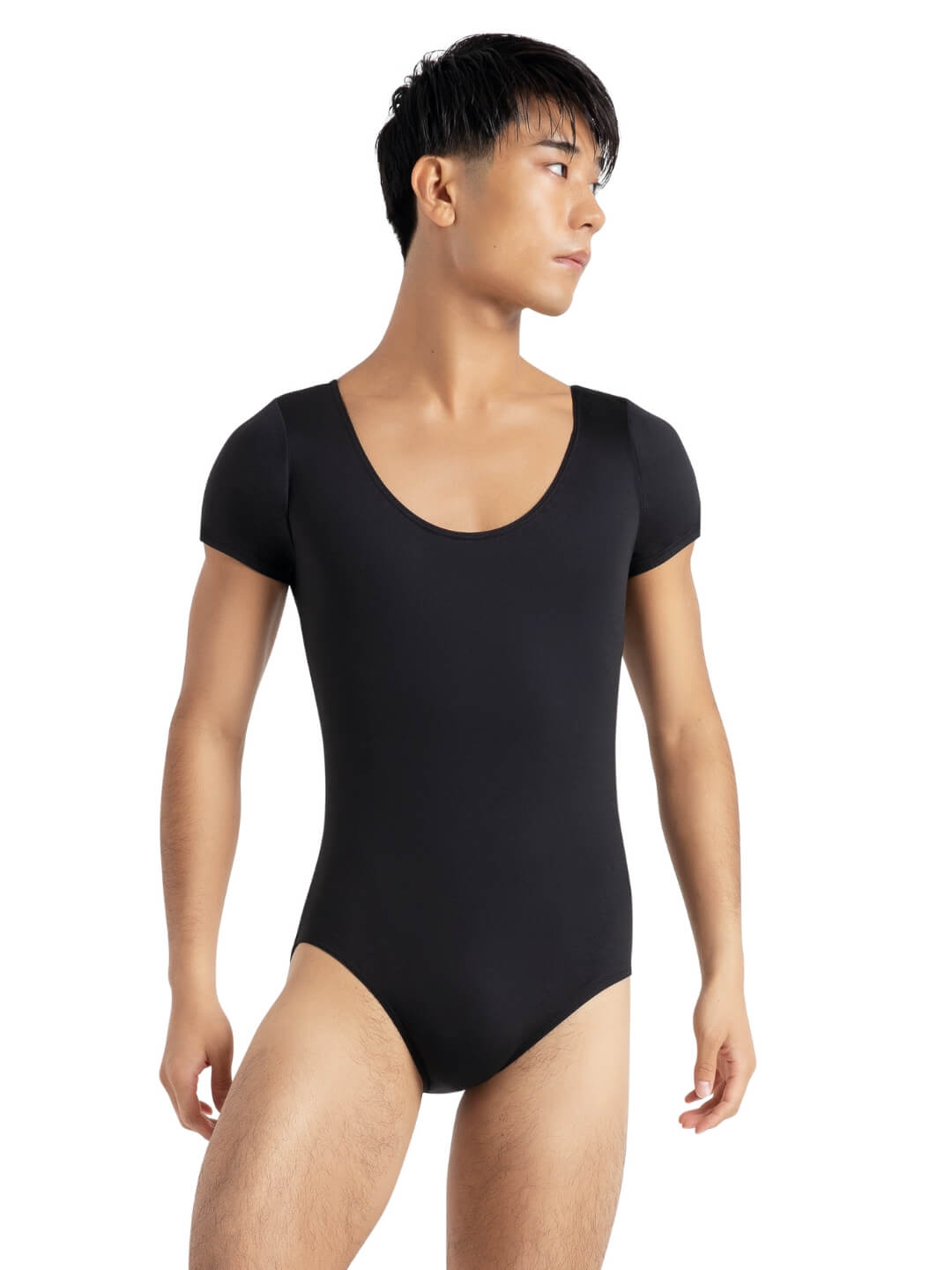 Leotard Capezio Short Sleeve Leotard w/ Round Neckline – OKHBallet Online Store