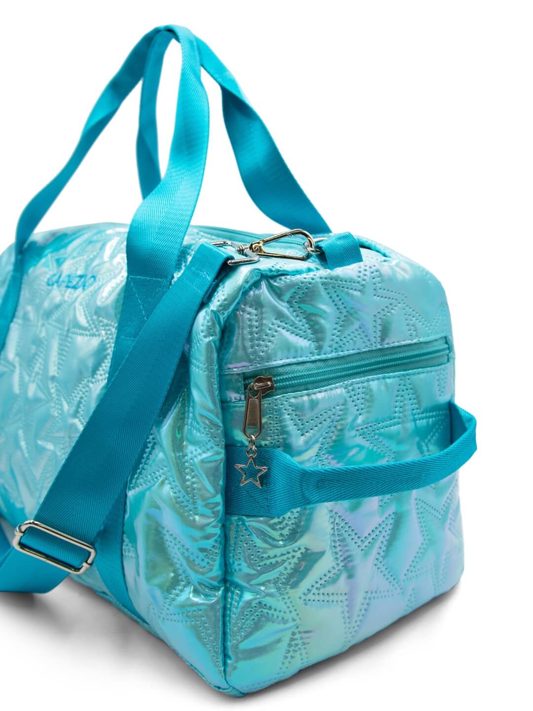 capezio_metallic_star_travel_duffle_metallic_turquoise_b323_3