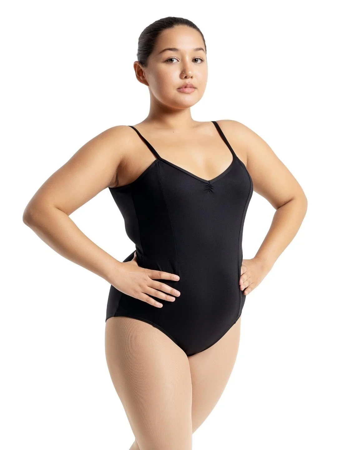capezio_studio_collection_v_neck_camisole_leotard_black_se1018w_4