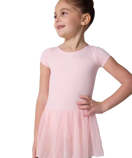 Capezio Studio Collection Short Sleeve Dress - Girls