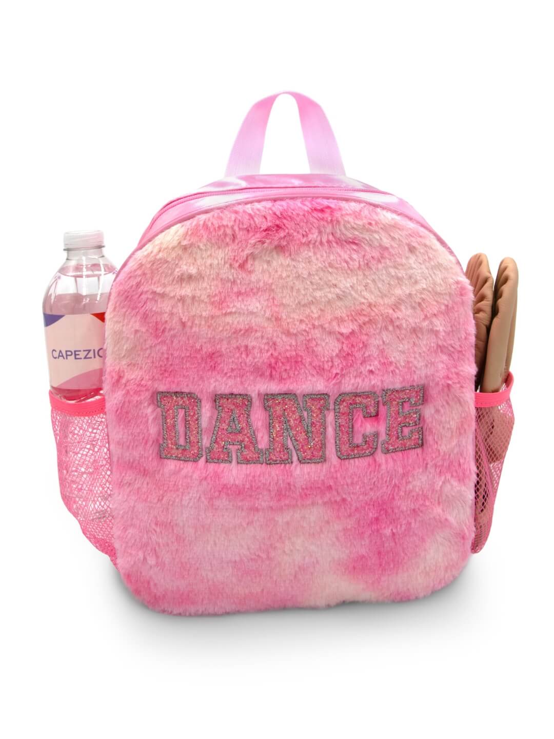 capezio_faux_fur_dance_backpack_pink_b287_4